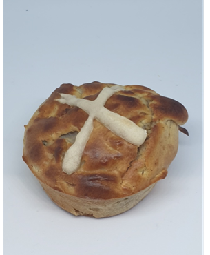 Easter Hot Cross Muffins