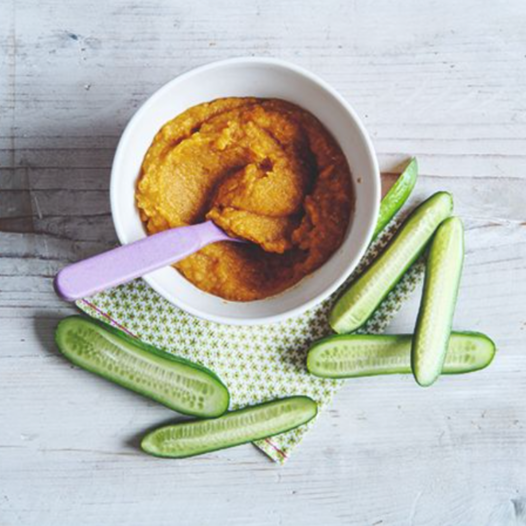 Carrot, Red Lentil & Garam Masala Puree - Easy-To-Eat Food Recipe!