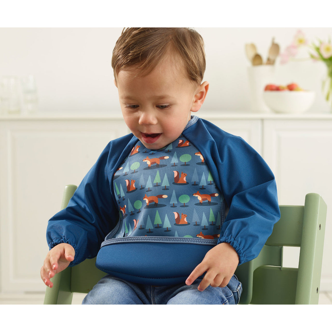 UltraBib with Sleeves - Foxes | Bibs | Bibetta
