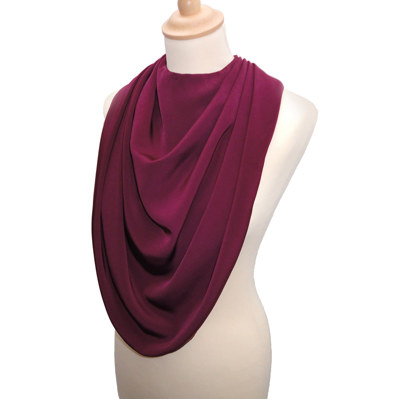 Pashmina scarf style clothing protector - Burgundy | Health Care | Care Designs