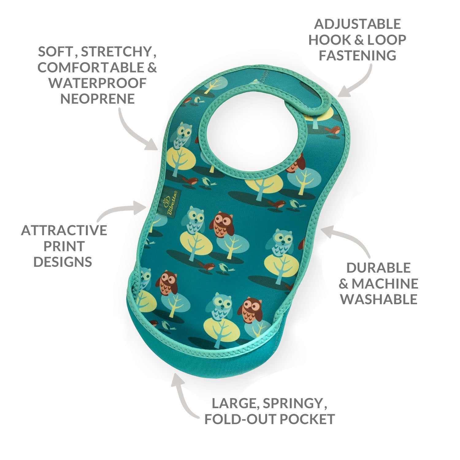 Weaning Bib - Owls UltraBib
