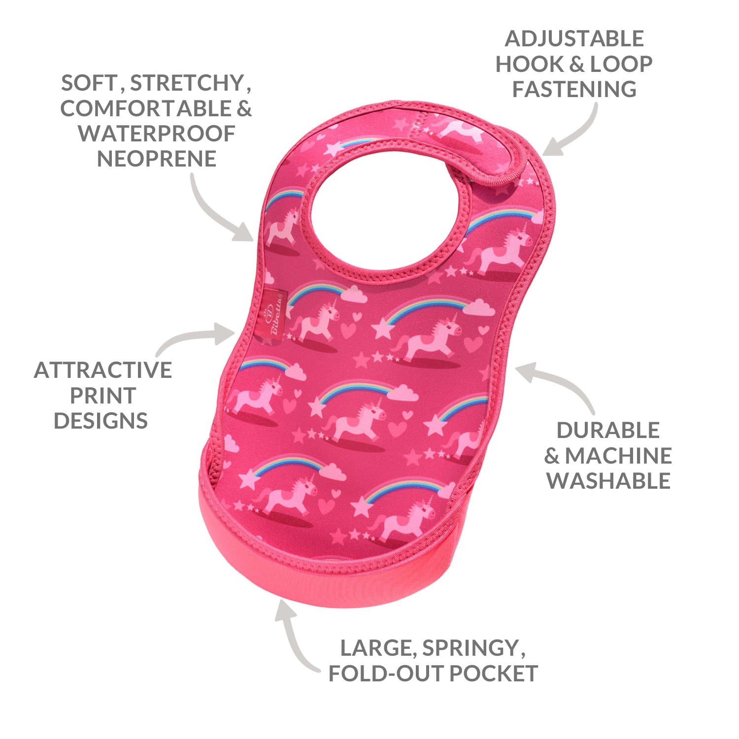 Weaning Bib - Unicorns UltraBib