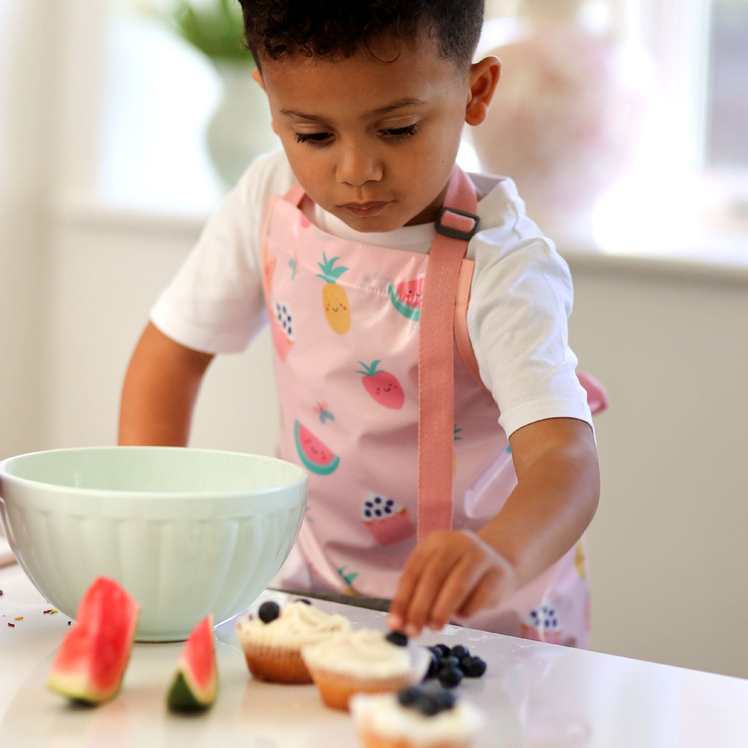Wipeezee Apron - Child's size - Pink Yummy Treats | Aprons | Bibetta
