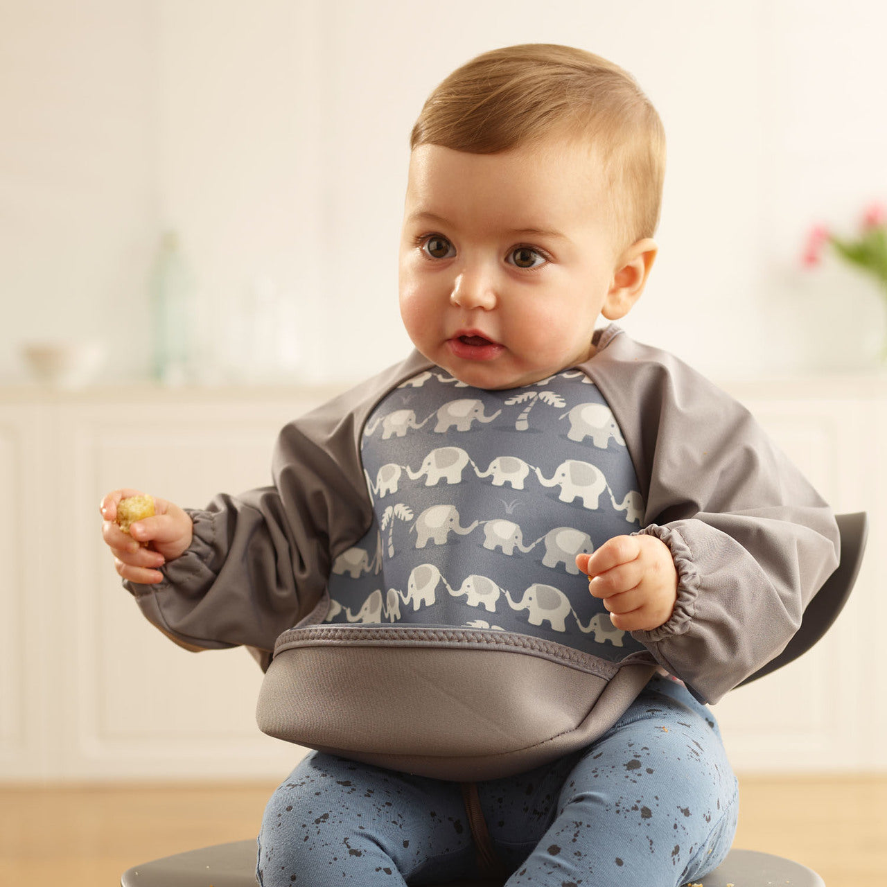 UltraBib with Sleeves - Elephants | Bibs | Bibetta