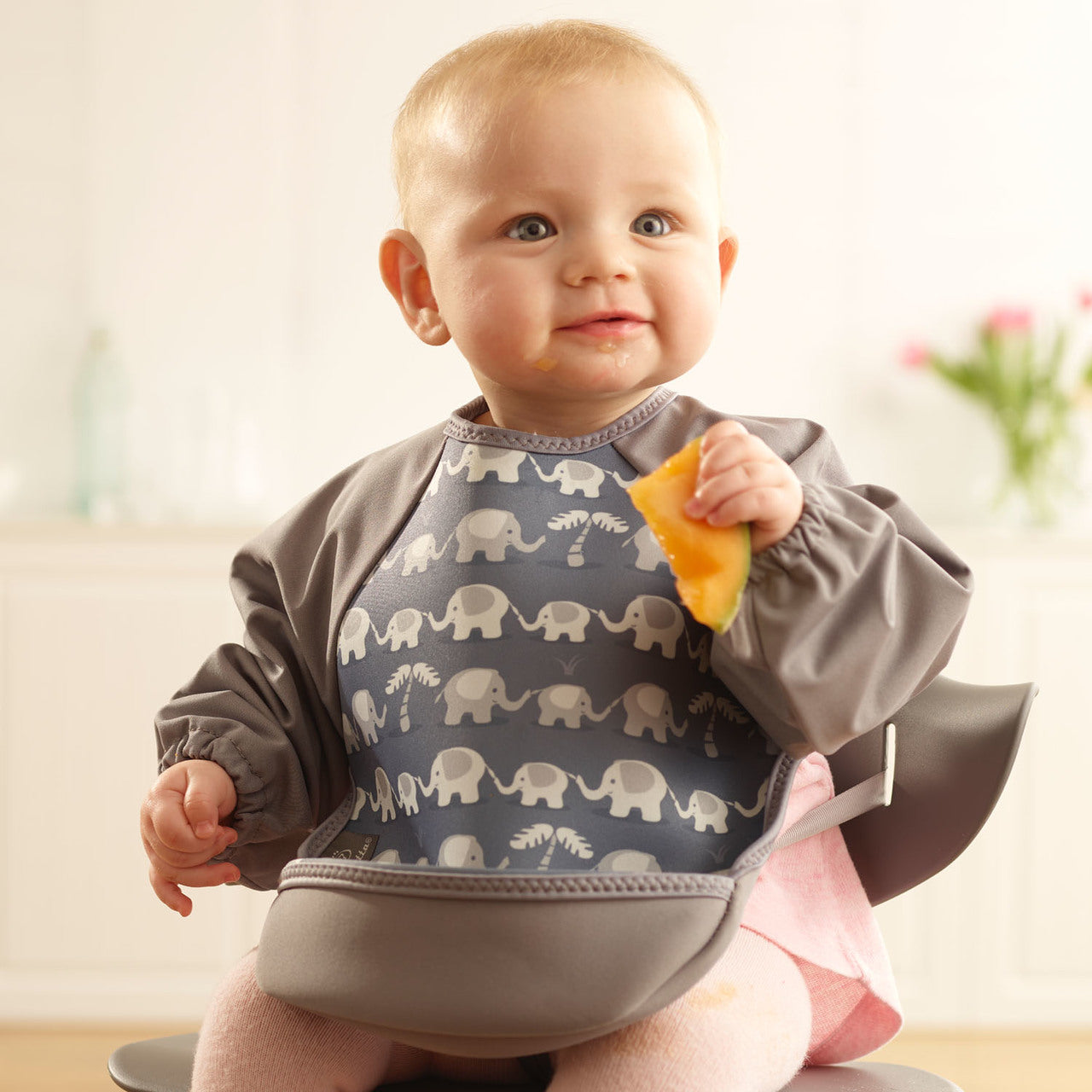 UltraBib with Sleeves - Elephants | Bibs | Bibetta
