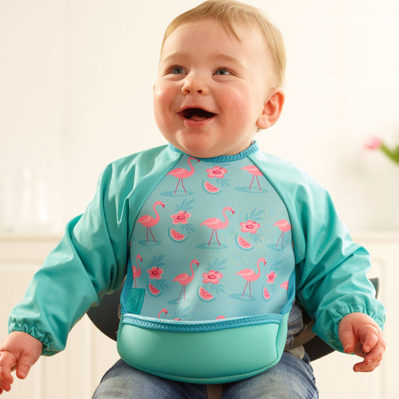 UltraBib with Sleeves - Flamingos | Bibs | Bibetta