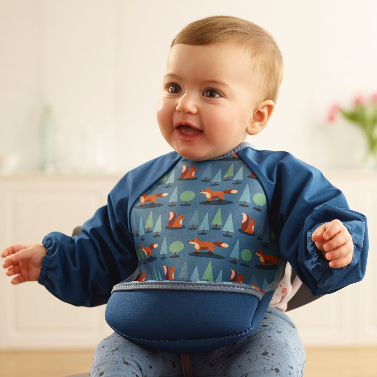 UltraBib with Sleeves - Foxes | Bibs | Bibetta