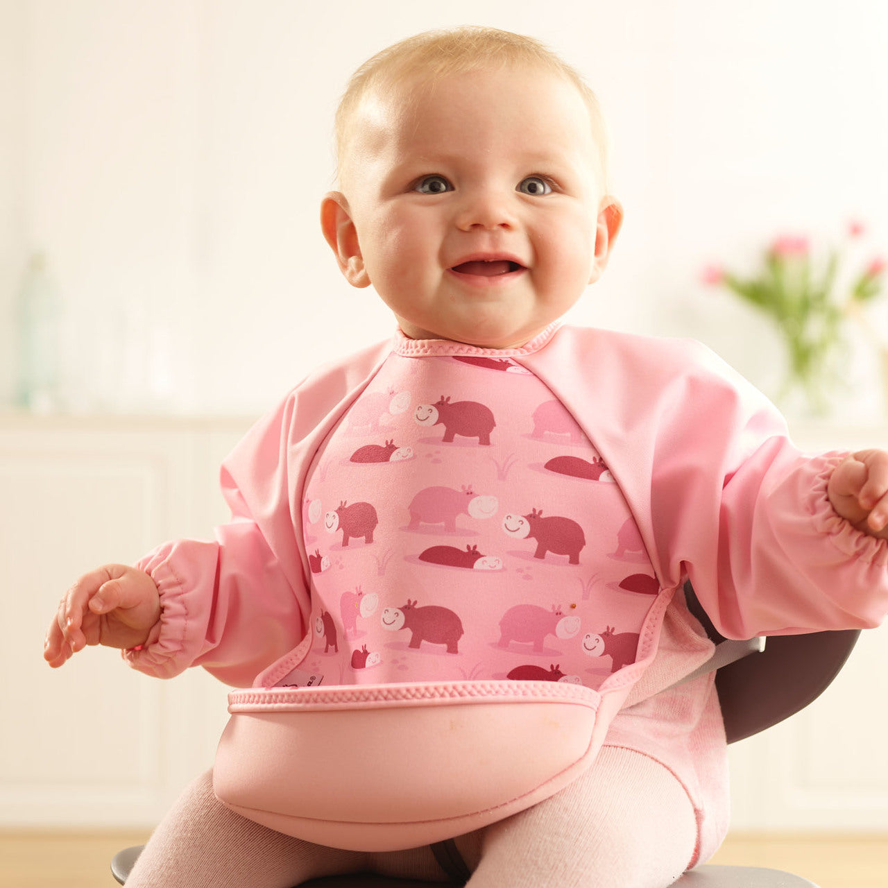 UltraBib with Sleeves - Hippos | Bibs | Bibetta