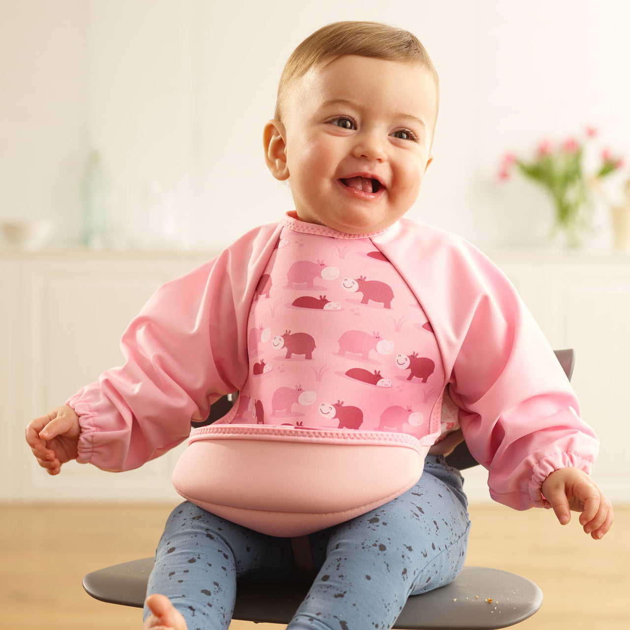 UltraBib with Sleeves - Hippos | Bibs | Bibetta