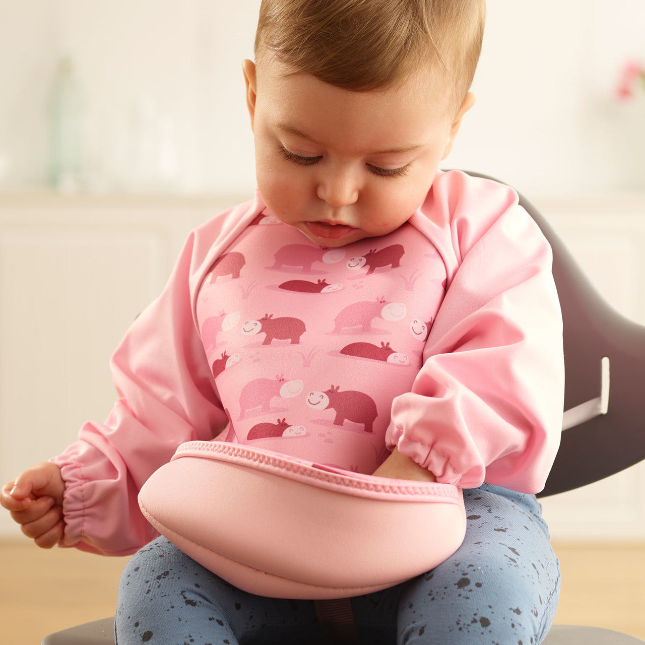 UltraBib with Sleeves - Hippos | Bibs | Bibetta