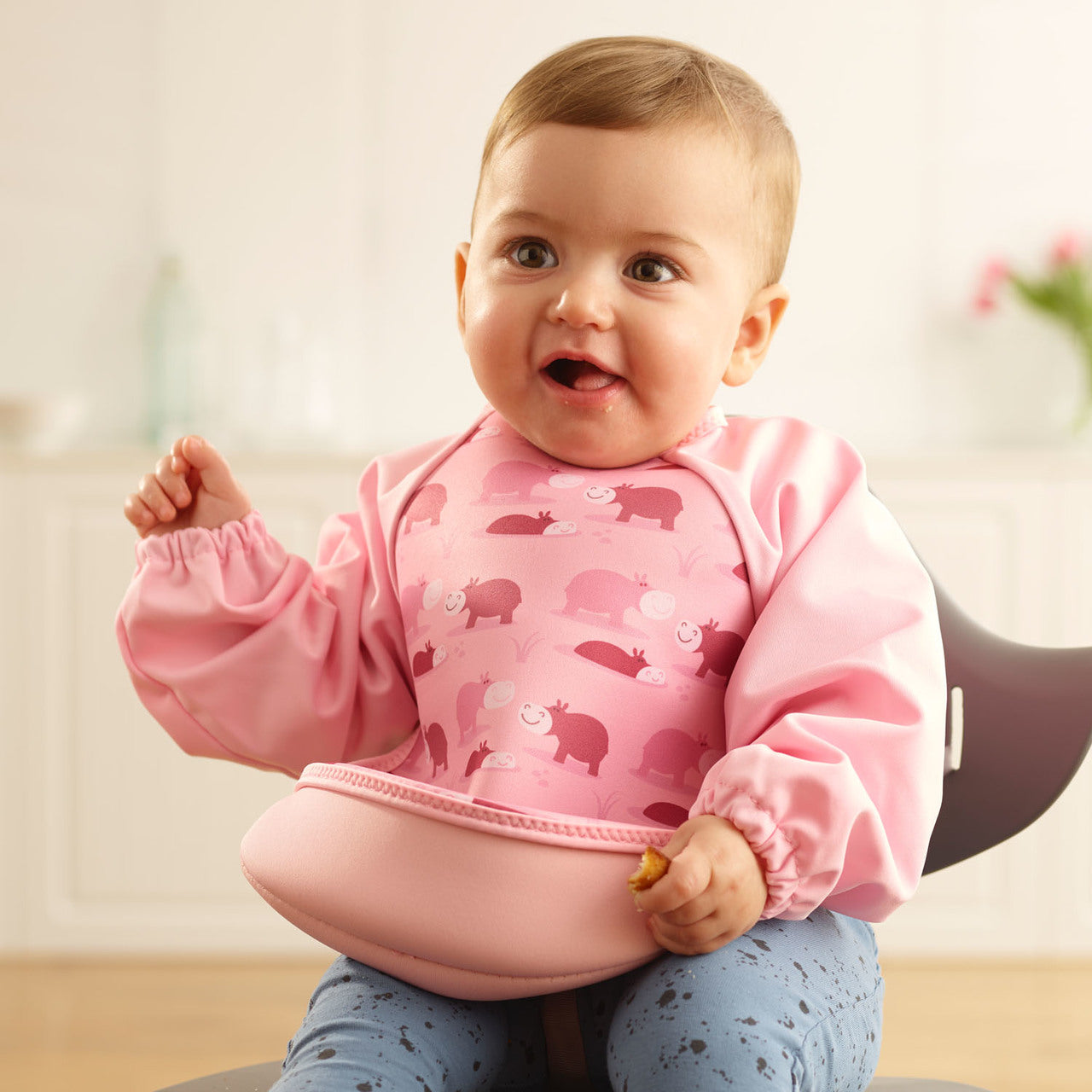 UltraBib with Sleeves - Hippos | Bibs | Bibetta