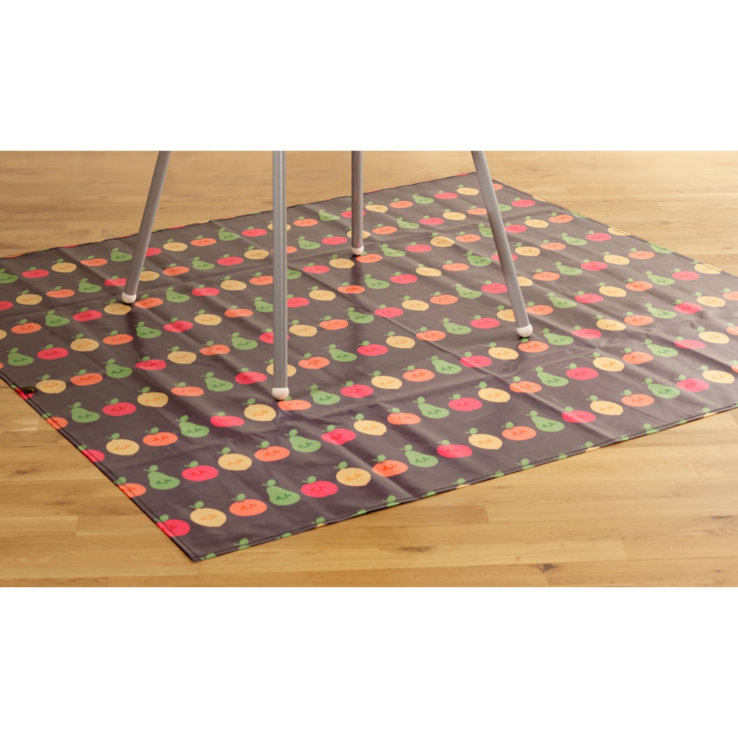 Wipeezee XL Splash Mat - Grey Happy Fruit | Splash Mat | Bibetta