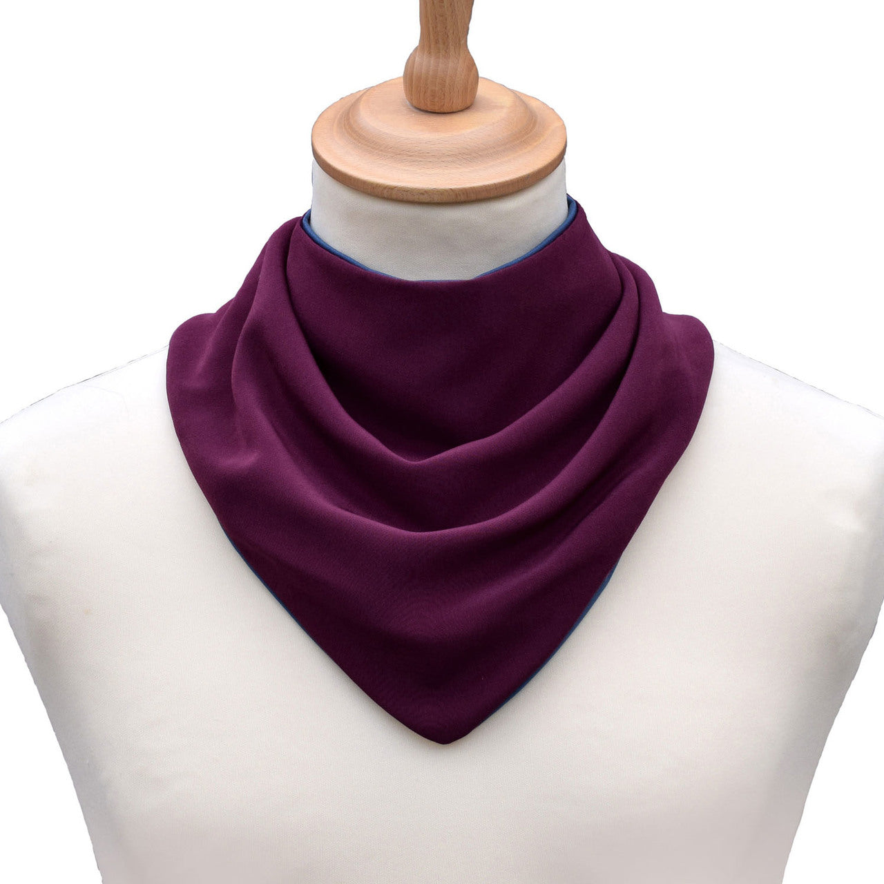 Neckerchief style dribble bib - Aubergine | Health Care | Care Designs