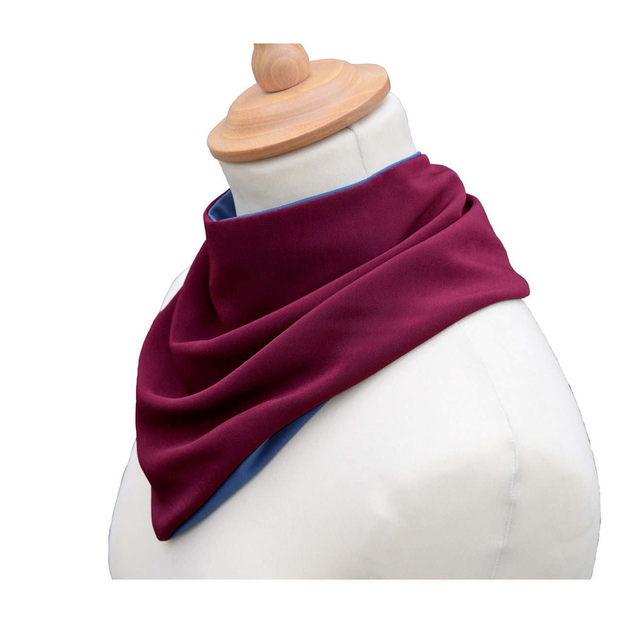 Neckerchief style dribble bib - Burgundy | Health Care | Care Designs