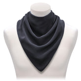 Large neckerchief style dribble bib - Charcoal Black | Health Care | Care Designs