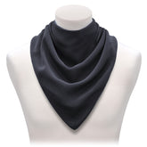 Large neckerchief style dribble bib - Charcoal Black (UK VAT Exempt) | Health Care | Care Designs