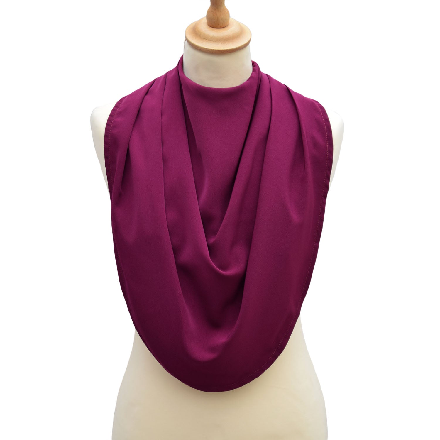 Pashmina scarf style clothing protector - Burgundy | Health Care | Care Designs