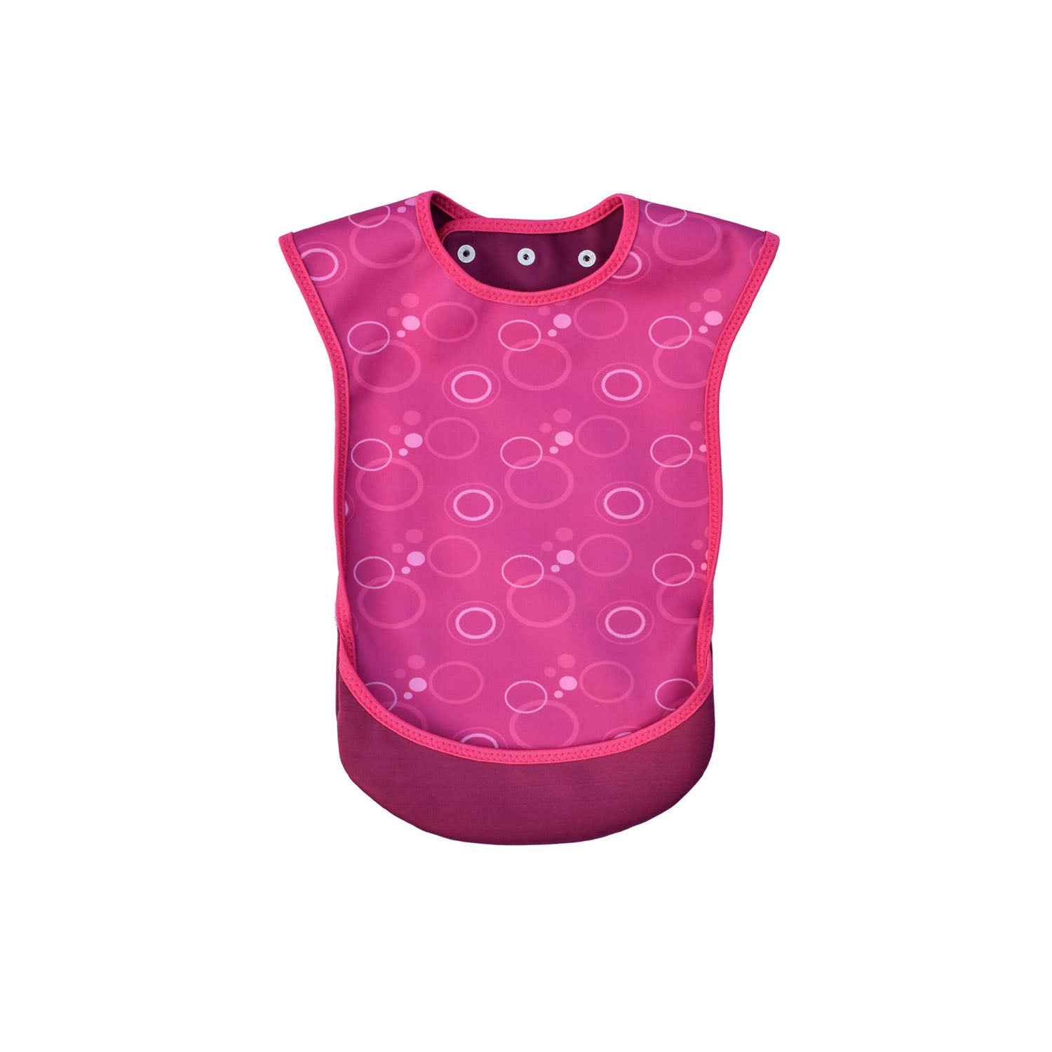Junior Tabard Style Bib - Pink bubbles pattern | Health Care | Care Designs