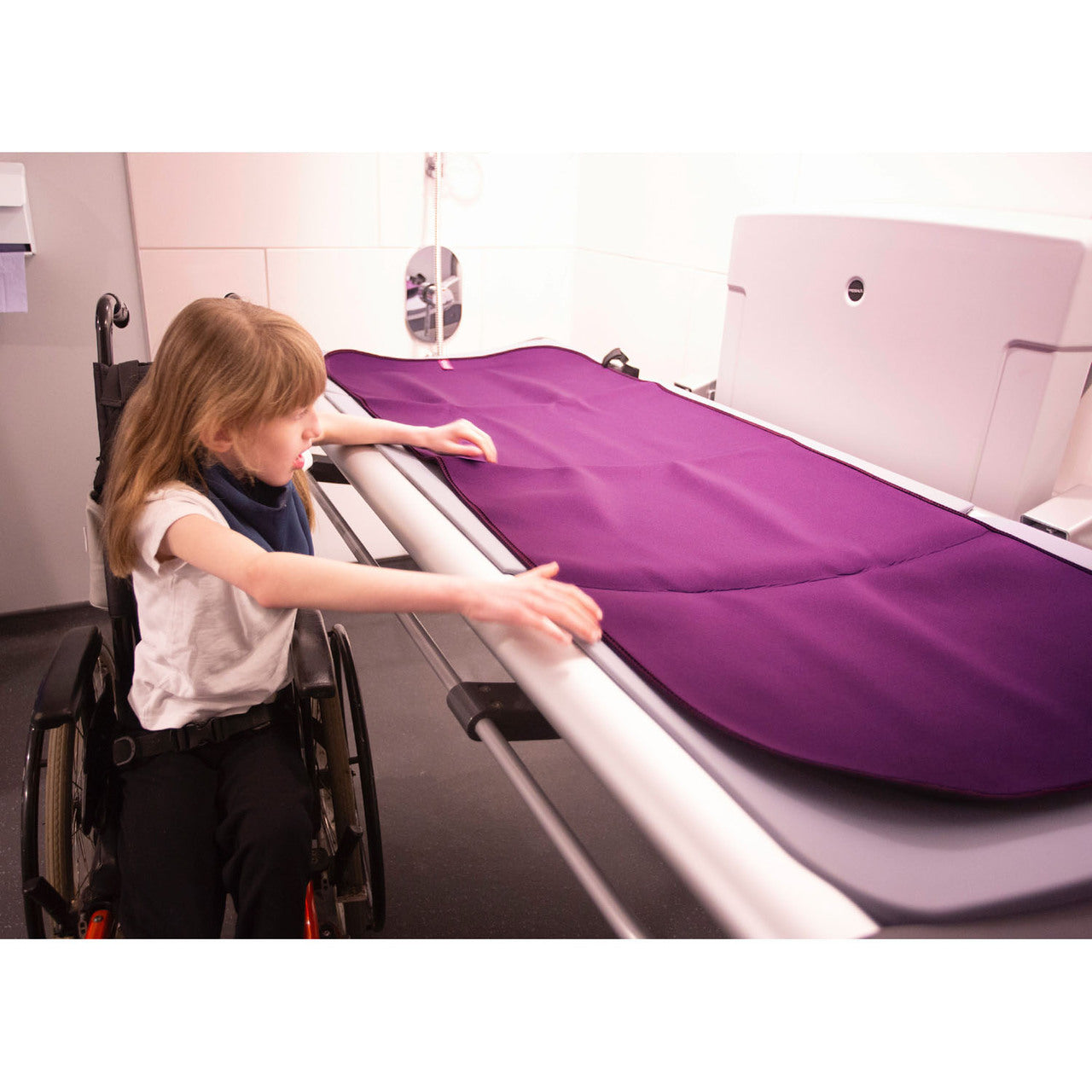 Adult and Teenager Changing Mat - Aubergine/Black | Incontinence Aids | Care Designs