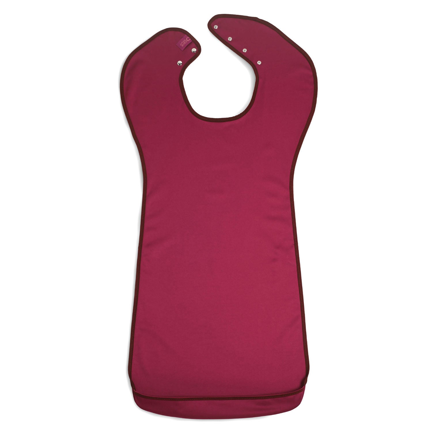 Tabard style adult bib - Large Burgundy | Health Care | Care Designs