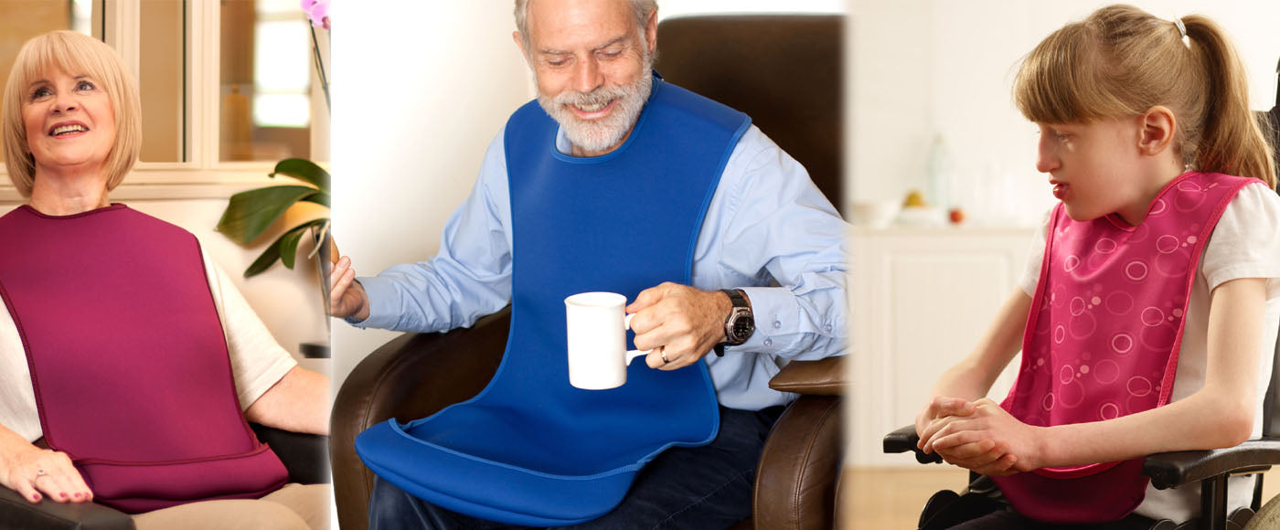 Adult Bibs - Tabard Style with Pocket