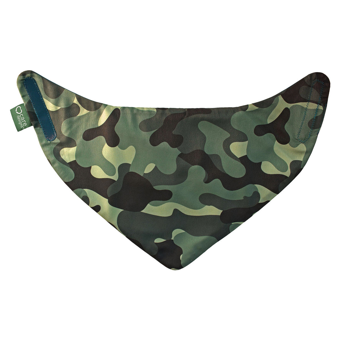 Junior Neckerchief style dribble bib - Khaki Camouflage