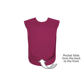 Junior Tabard Style Bib - Burgundy