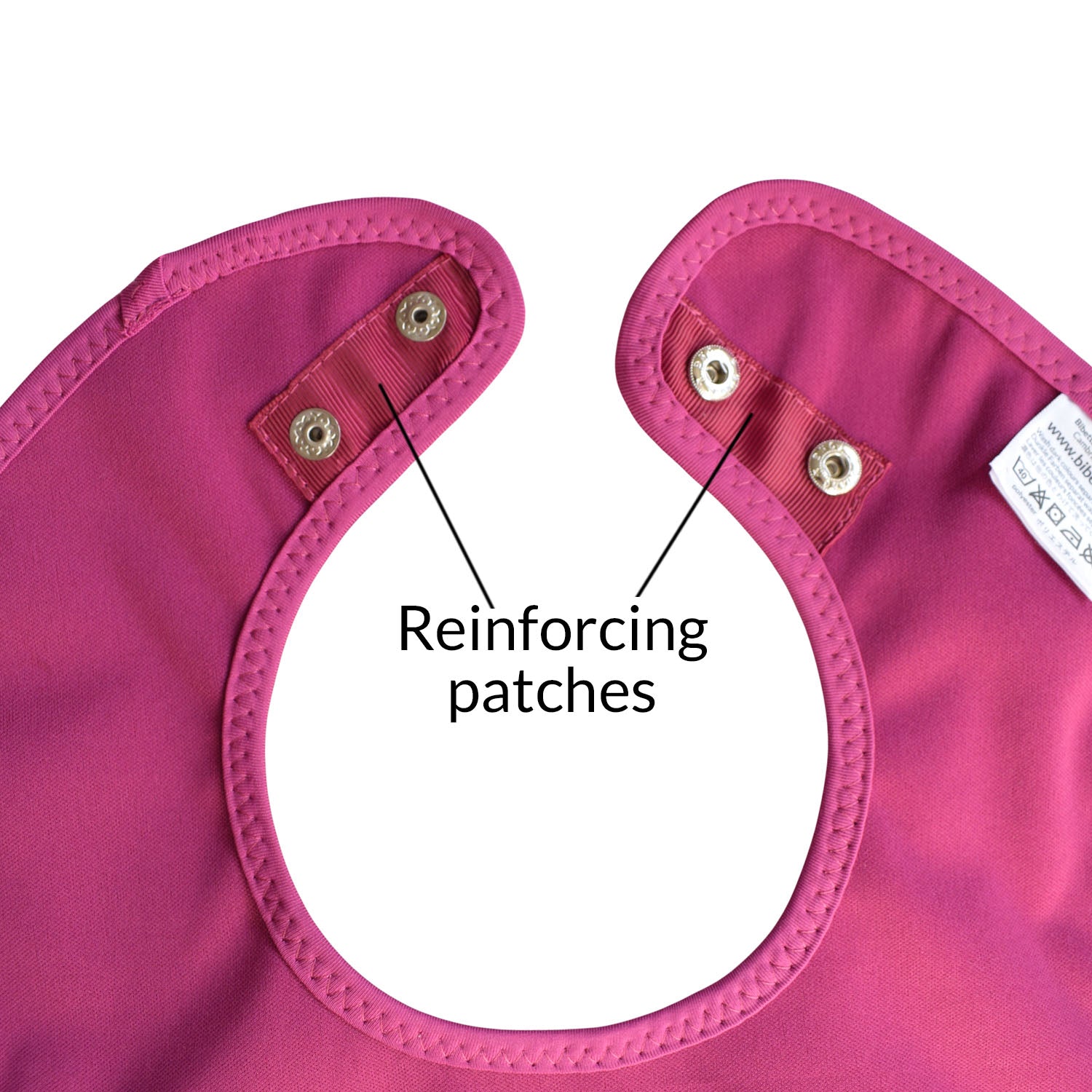 Tabard style adult bib - Junior Burgundy
