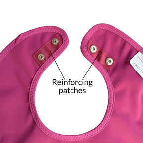 Tabard style adult bib - Junior Burgundy