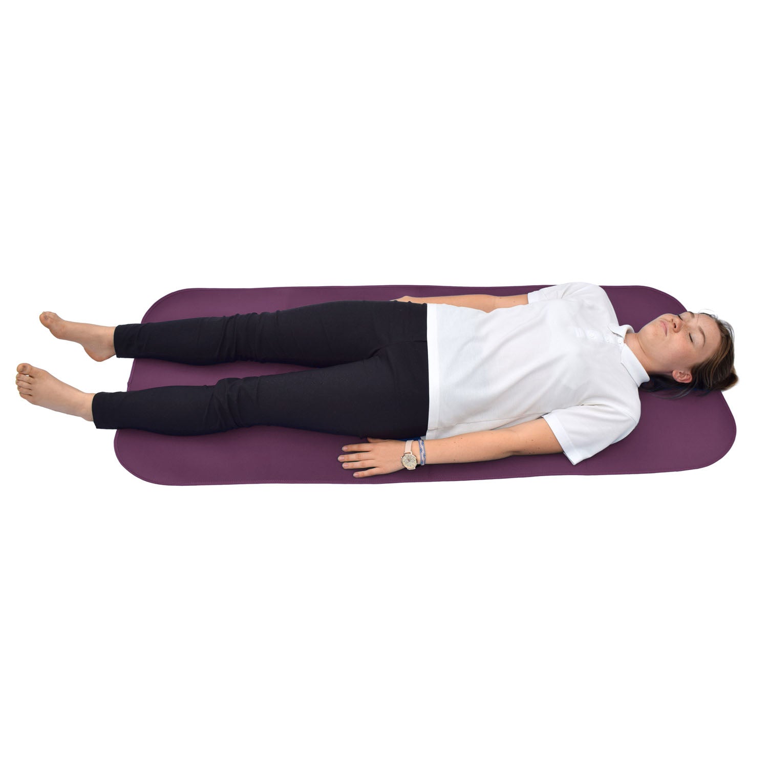 Adult Changing Mat and Waterproof Bag Set - Aubergine/Black