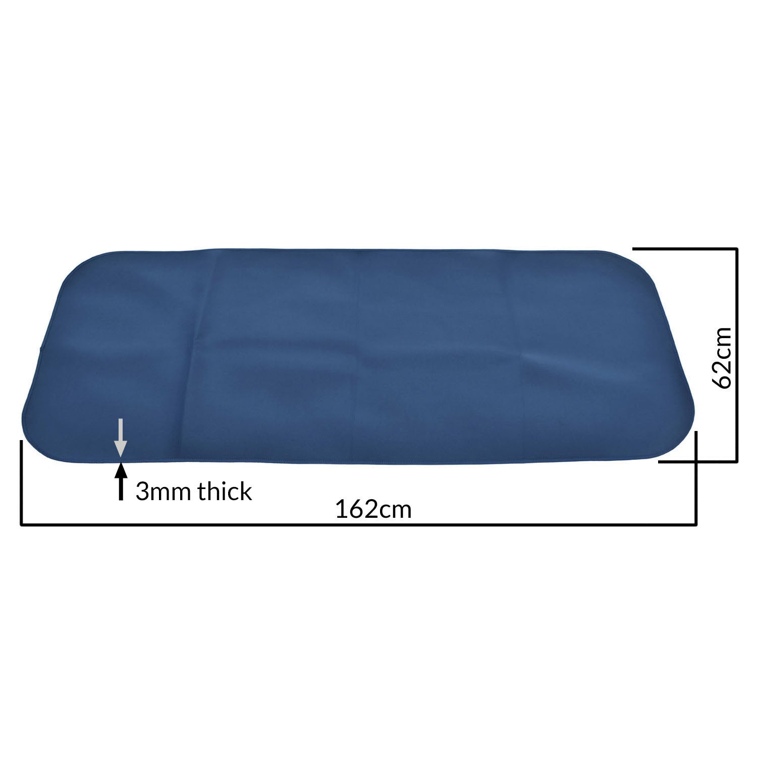 Adult Changing Mat - Steel Blue/Black
