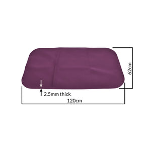 Adult Changing Mat and Waterproof Bag Set - Aubergine/Black