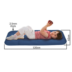 Junior Changing Mat and Waterproof Bag Set - Steel Blue/Black