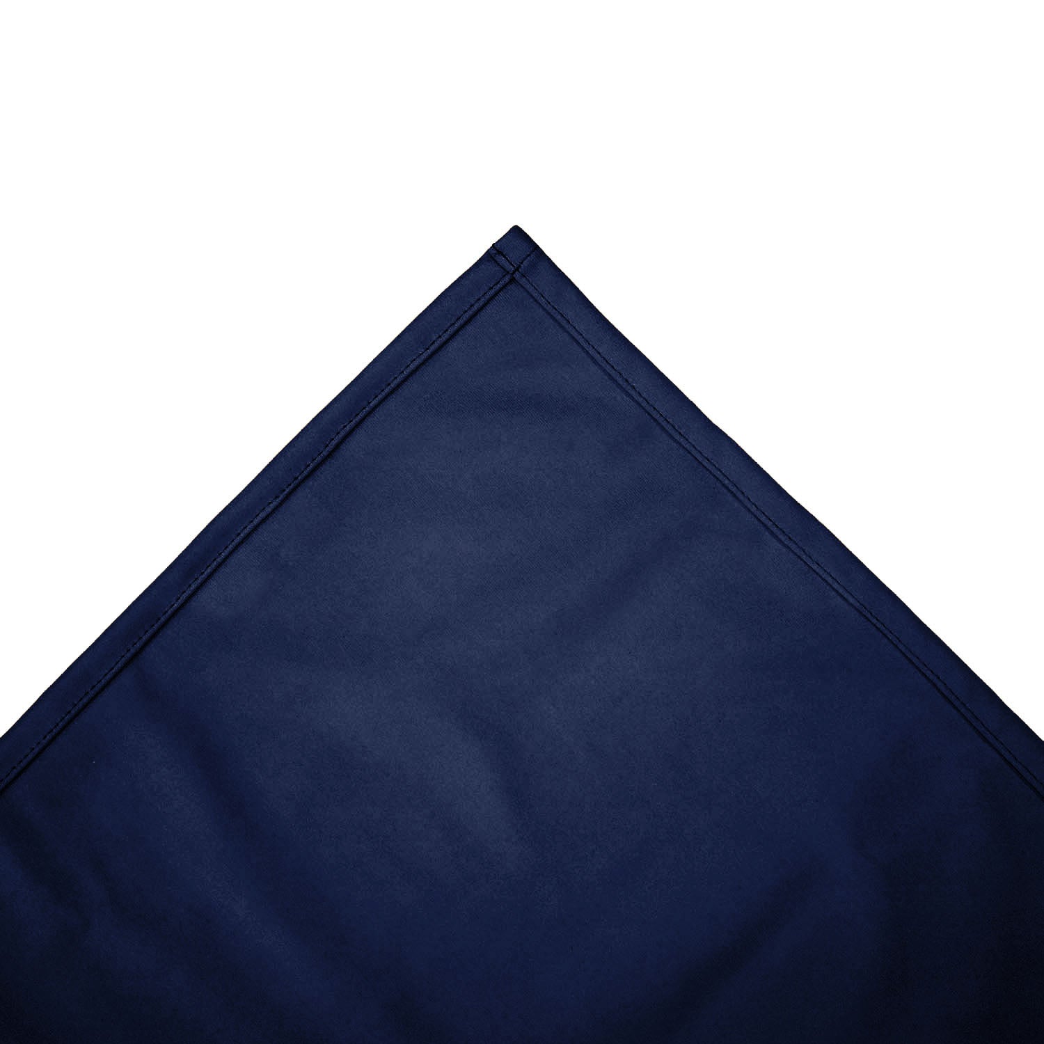 The back view of the Care Designs waterproof navy napkin.