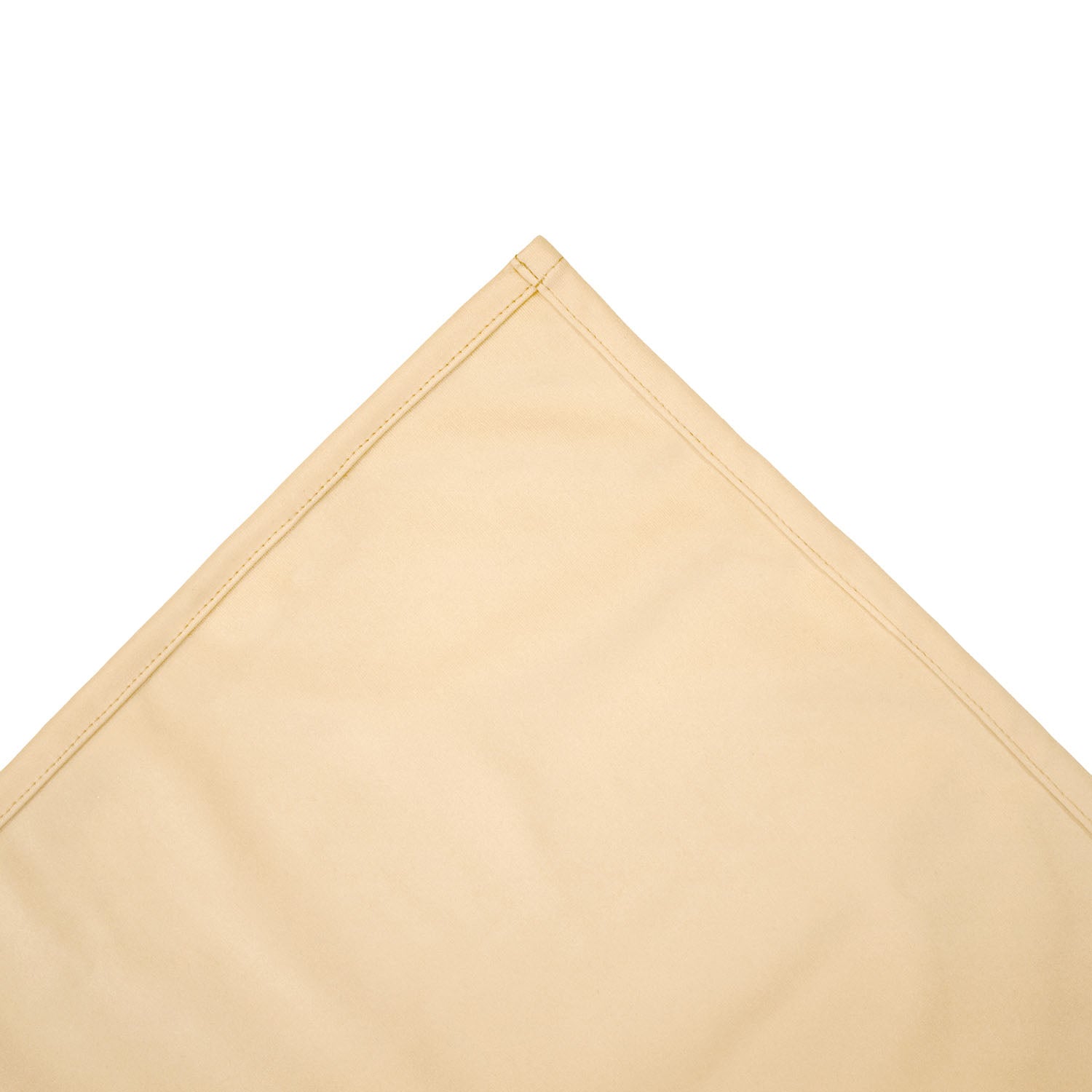 The back view of the Care Designs waterproof cream napkin.