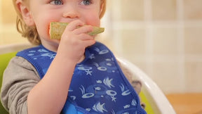 Weaning Bib - Waterproof Soft Neoprene Hippos UltraBib