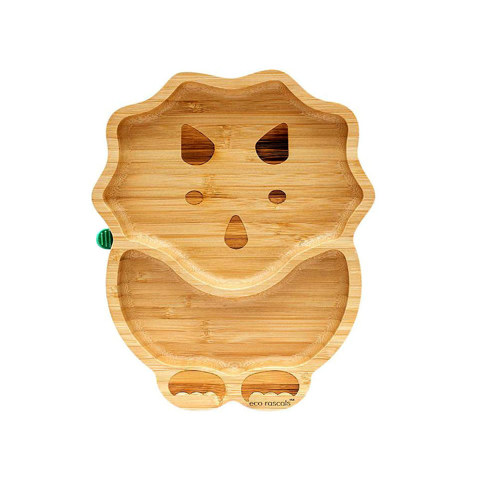 Eco Rascals Dinosaur Bamboo Plate | Nursing & Feeding | Eco Rascals