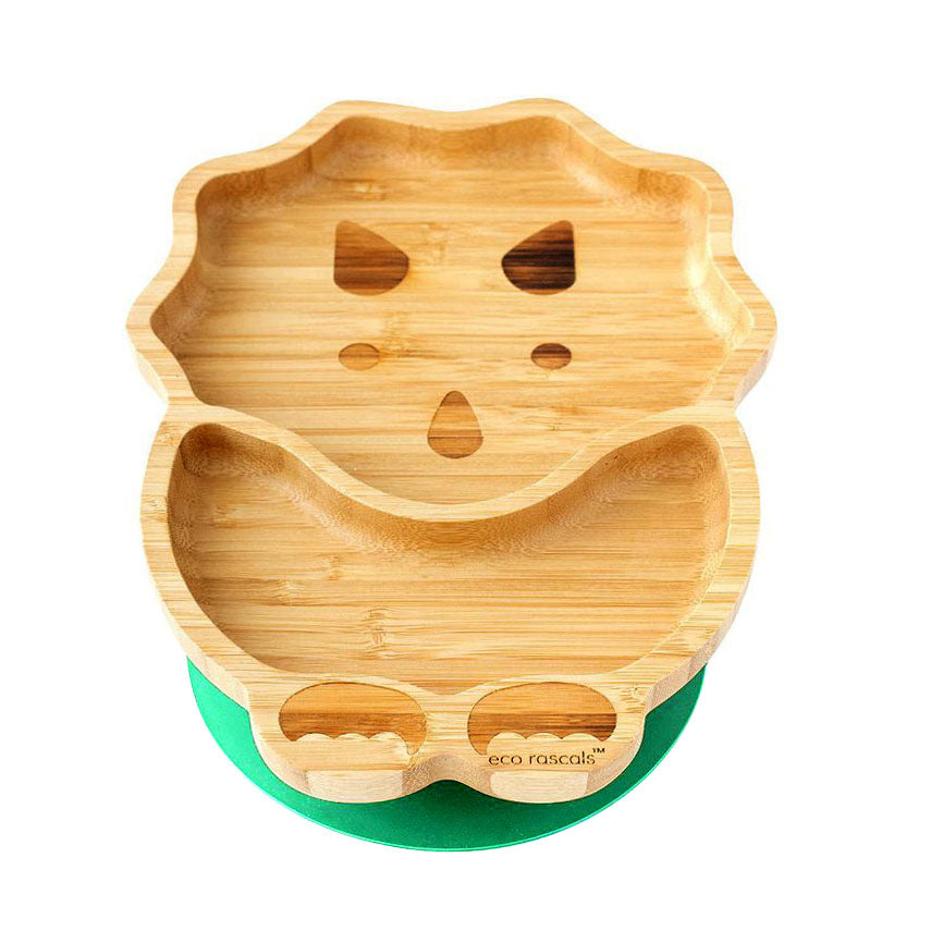 Eco Rascals Dinosaur Bamboo Plate | Nursing & Feeding | Eco Rascals