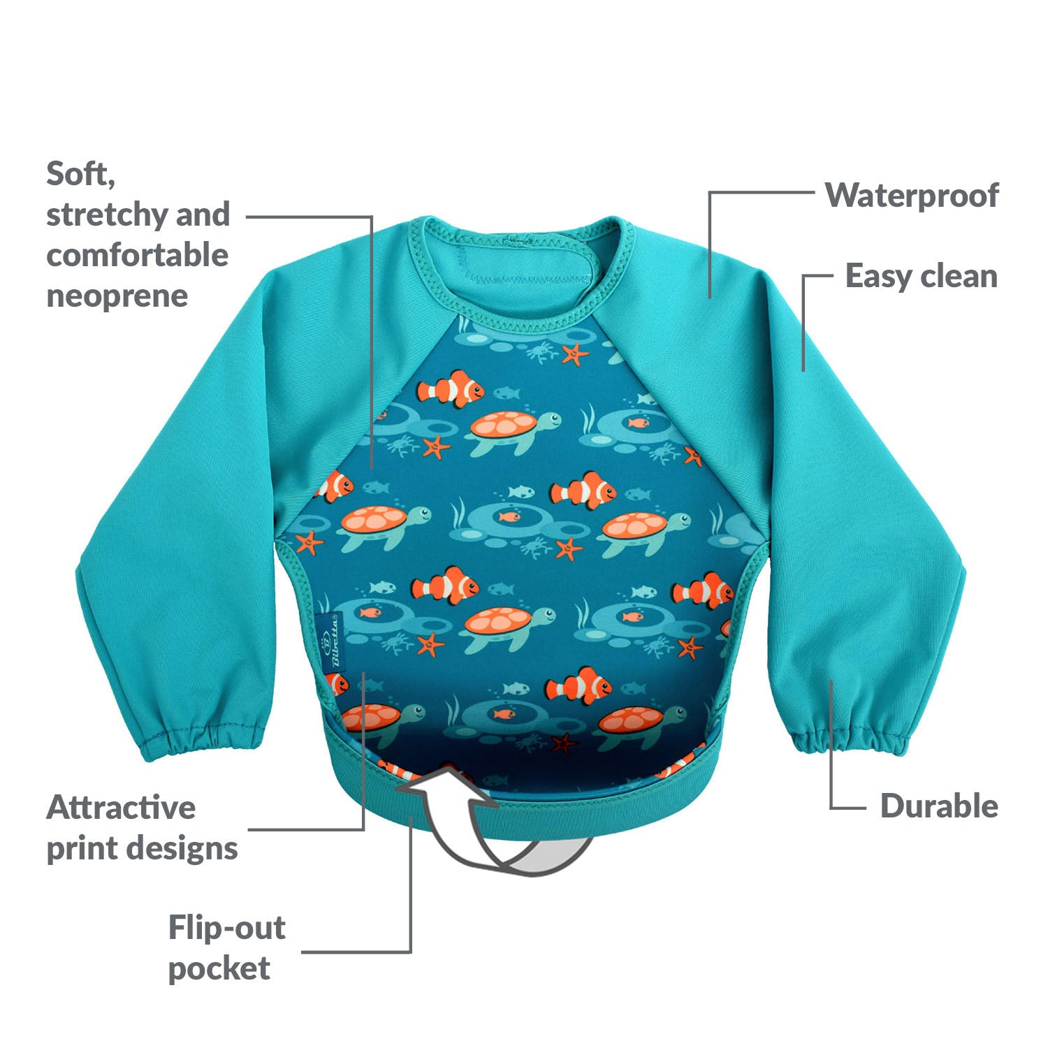 Weaning Bib with Sleeves - UltraBib