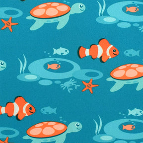 UltraBib 2 pack - Tropical Fish and Plain Turquoise | Bibs | Bibetta