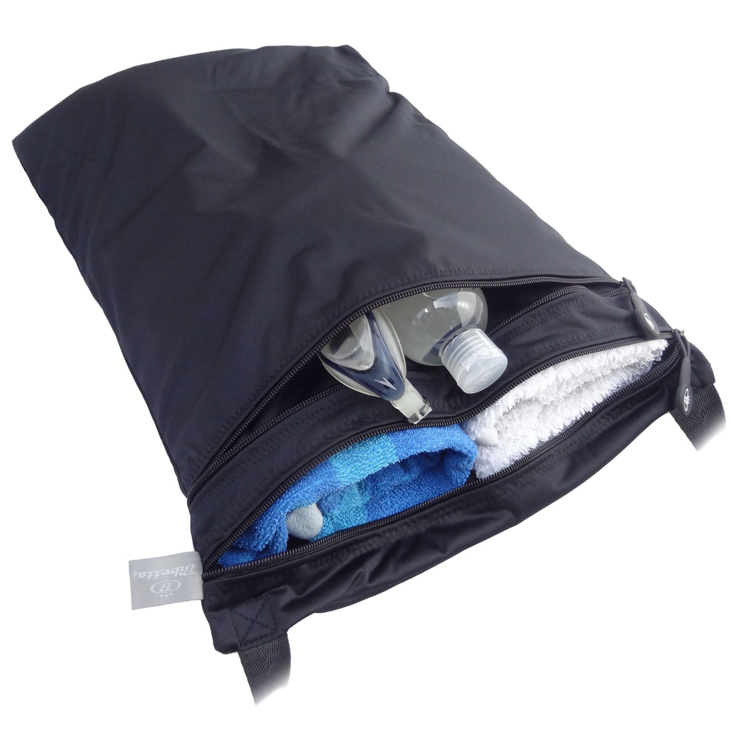 Wet and Dry Waterproof Bag - Black (UK VAT Exempt) | Incontinence Aids | Care Designs