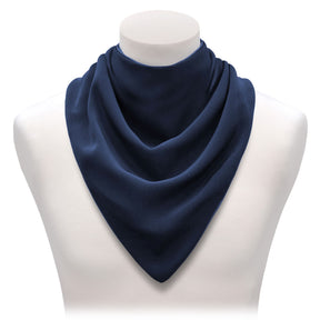 Large neckerchief style dribble bib - Navy | Health Care | Care Designs