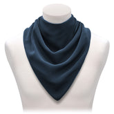 Large neckerchief style dribble bib - Steel Blue | Health Care | Care Designs