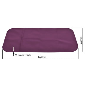 Adult Changing Mat and Waterproof Bag Set - Aubergine/Black