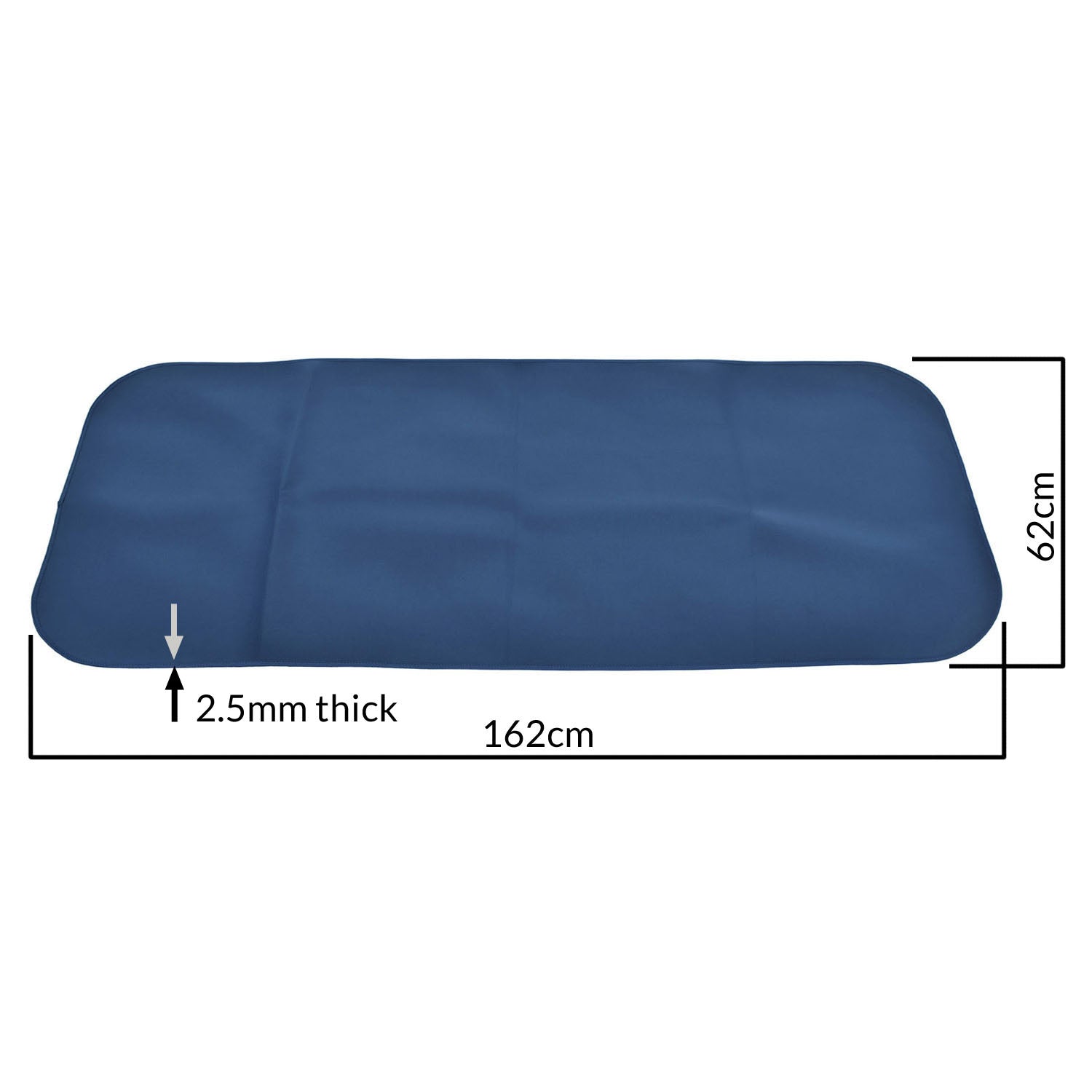 Adult Changing Mat and Waterproof Bag Set - Steel Blue/Black (UK VAT Exempt)