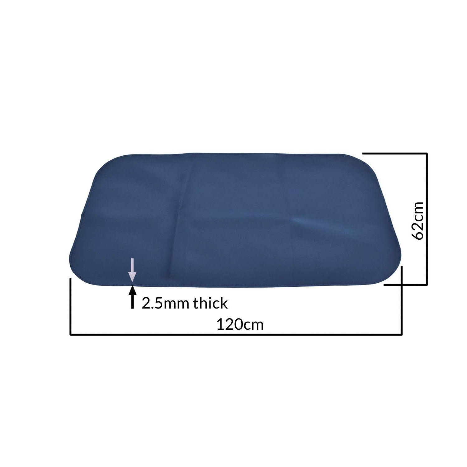 Junior Changing Mat and Waterproof Bag Set - Steel Blue/Black