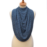 Pashmina scarf style clothing protector - Navy Dot (UK VAT Exempt) | Health Care | Care Designs