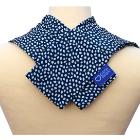 Pashmina scarf style clothing protector - Navy Dot | Health Care | Care Designs
