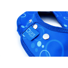 Junior Tabard style bib - Blue bubbles pattern | Health Care | Care Designs