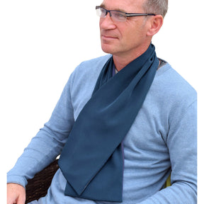 Cross Scarf Clothing Protector - Steel Blue (UK VAT Exempt) | Health Care | Care Designs